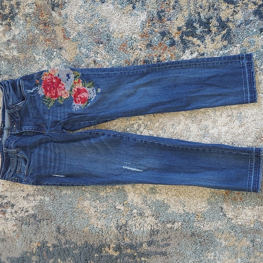 NWOT Kut from the Kloth jeans with flowers